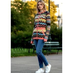 Missoni X Target Jacket 20Th Anniversary Collection Zipper Front Closure Size L
